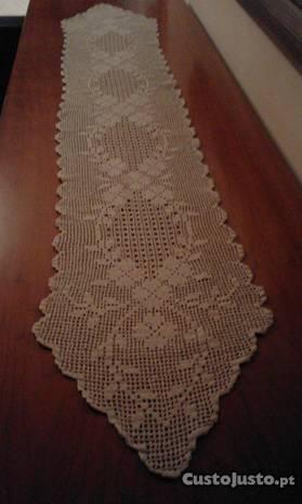 Naperon de renda creme - crochet