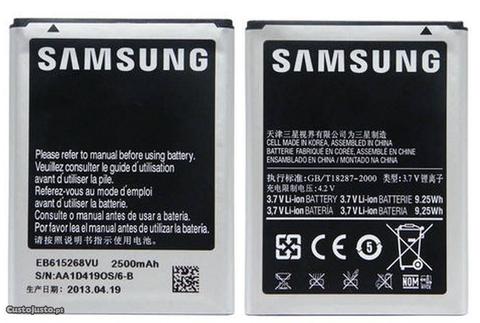 Bateria samsung galaxy note 1 nova original N7000