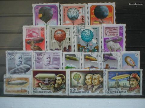 17 selos do tema Balões