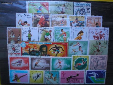 28 selos do tema Atletismo