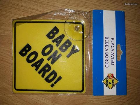 Placa bebe a bordo baby on board