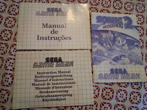 Sega Game Gear Manuais