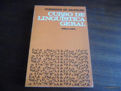 Curso de Linguística Geral de Ferdinand de Saussur
