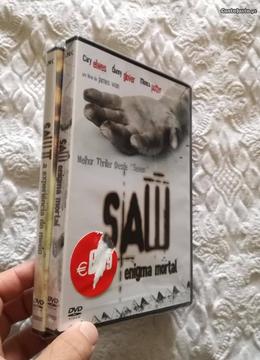 SAW + Saw II Selados Pack 2 Filmes Portes Grátis!
