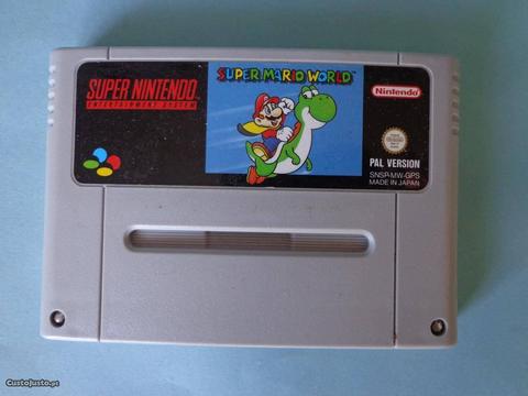 Jogo Super Nintendo - Super Mario World