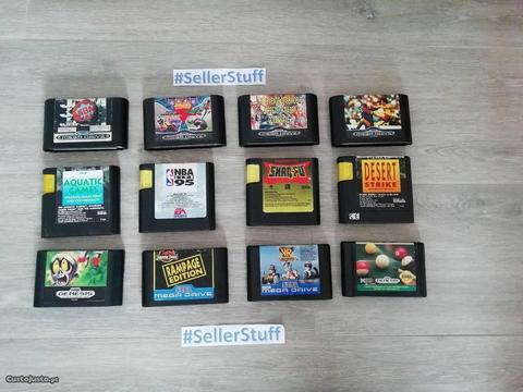 Vários Jogos Mega Drive