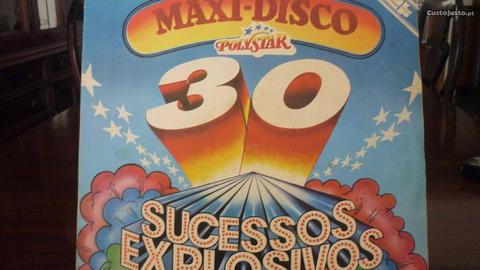 2 - Discos Vinil 75 Rpm. Maxi Disco, ABBA e Outros