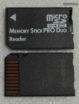Adaptador micro SD SDHC para Memory Stick Pro Duo