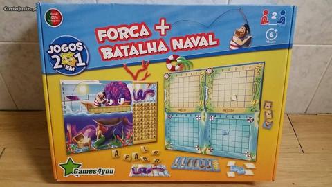 Forca + Batalha Naval - Jogos 2 em 1