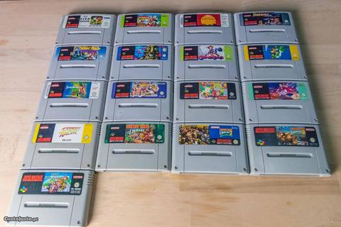 Jogos Super Nintendo (SNES) Mario Kart,Donkey Kong