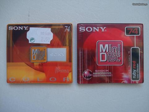 2 Mini-Disc Sony 74 min