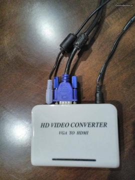 Conversor HD VGA para HDMI