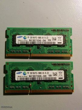 Memória RAM Samsung 2GB 1Rx8 PC3 - 10600S