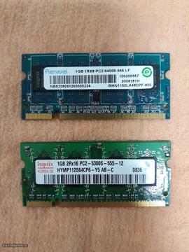 Memórias RAM para Portátil