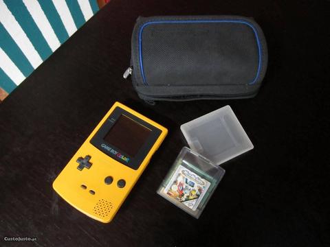 Game Boy Color + Jogos e Acessorios - 45$