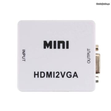 Z497 Box Conversor HDMI para VGA 1080P + Áudio