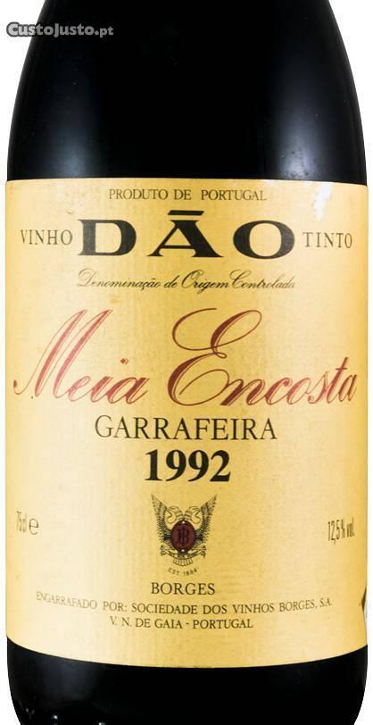 Dão Meia Encosta Garrafeira 1992- 6x Caixa Mad