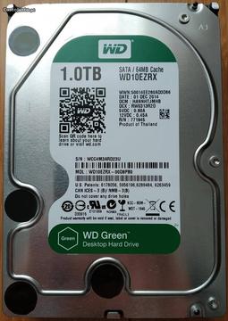 Disco Rígido Western Digital Green SATA 1Tb 3.5'