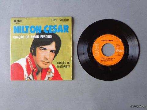 Disco vinil single - Nilton César - Canção do Moto