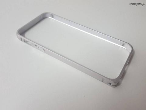 R237 Cinza Bumper iPhone 5 Metal Alumínio Novo