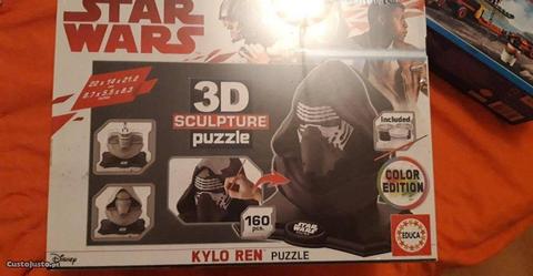 Puzzles Escultura 3D - Star Wars Kilo Ren. - NOVO