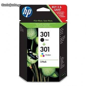 Tinteiro Original HP 301 Combo Pack (Novo)
