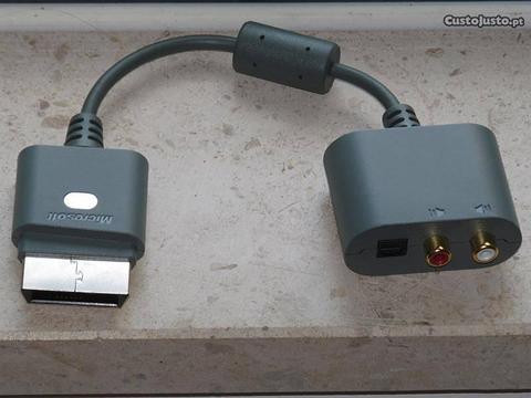 Xbox 360: Cabo Audio Saida Otica enquanto usa HDMI